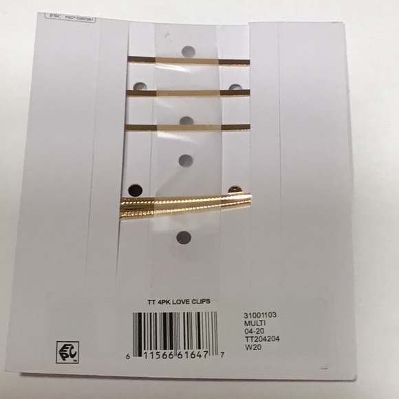 CRYSTAL HAIR CLIPS NWT - Picture 3 of 5